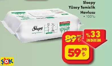 SLEEPY YÜZEY TEMİZLİK HAVLUSU